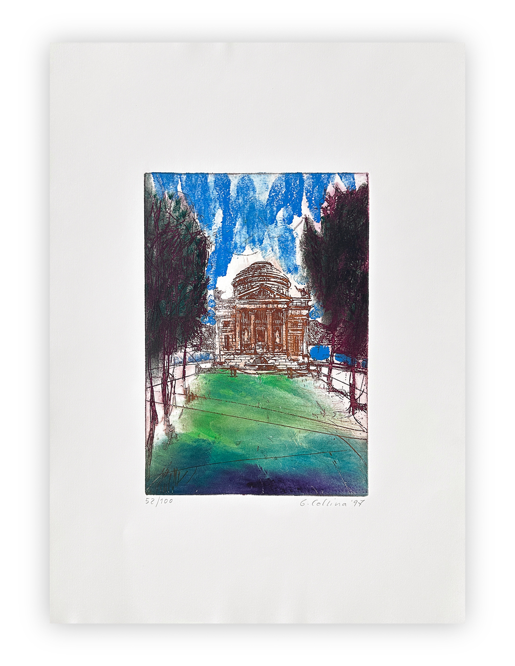 GIULIANO COLLINA (1938) - Il Tempio Voltiano, 1997