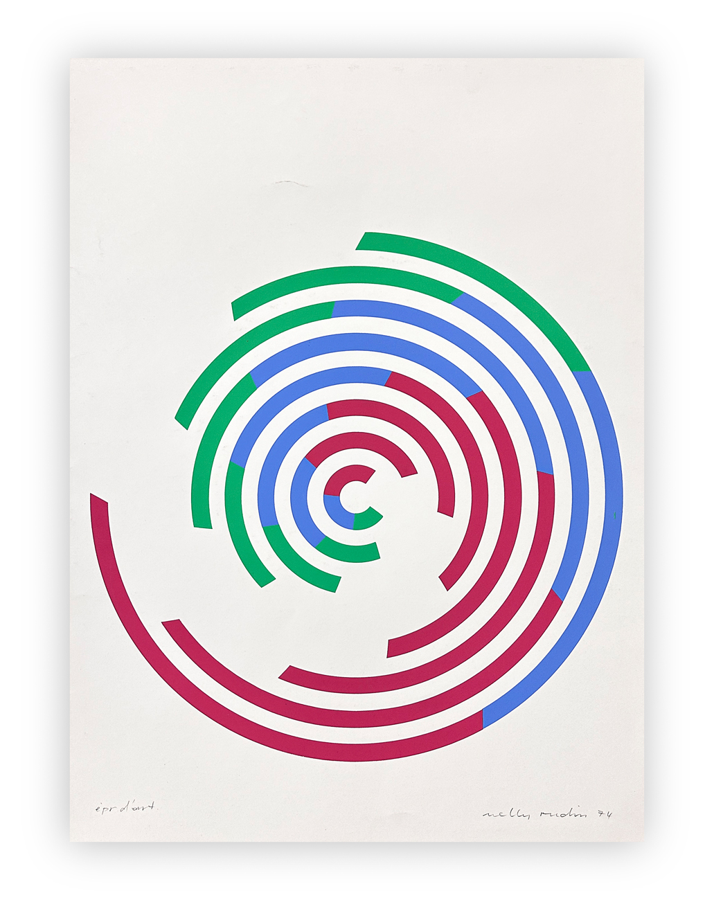 NELLY RUDIN (1928-2013) - Senza Titolo, 1974