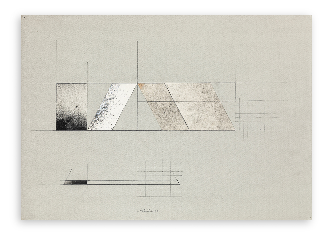 WALTER VALENTINI (1928-2022) - Progetto 'Immagini grigie', 1977