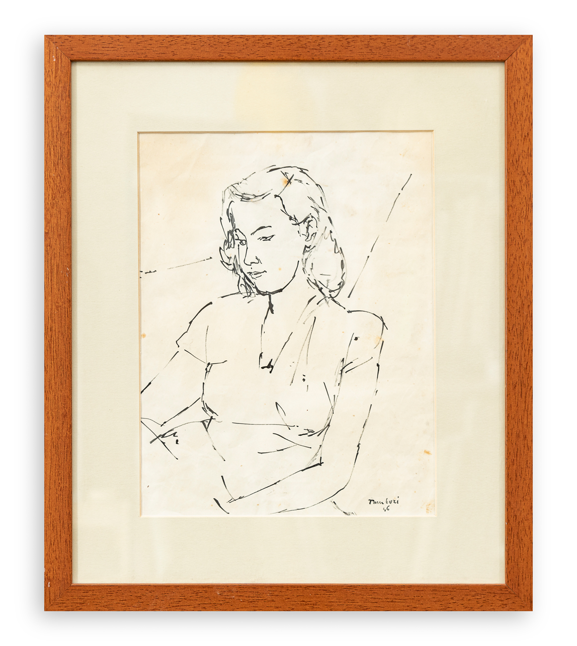 ORFEO TAMBURI (1910-1994) - Senza Titolo, 1946