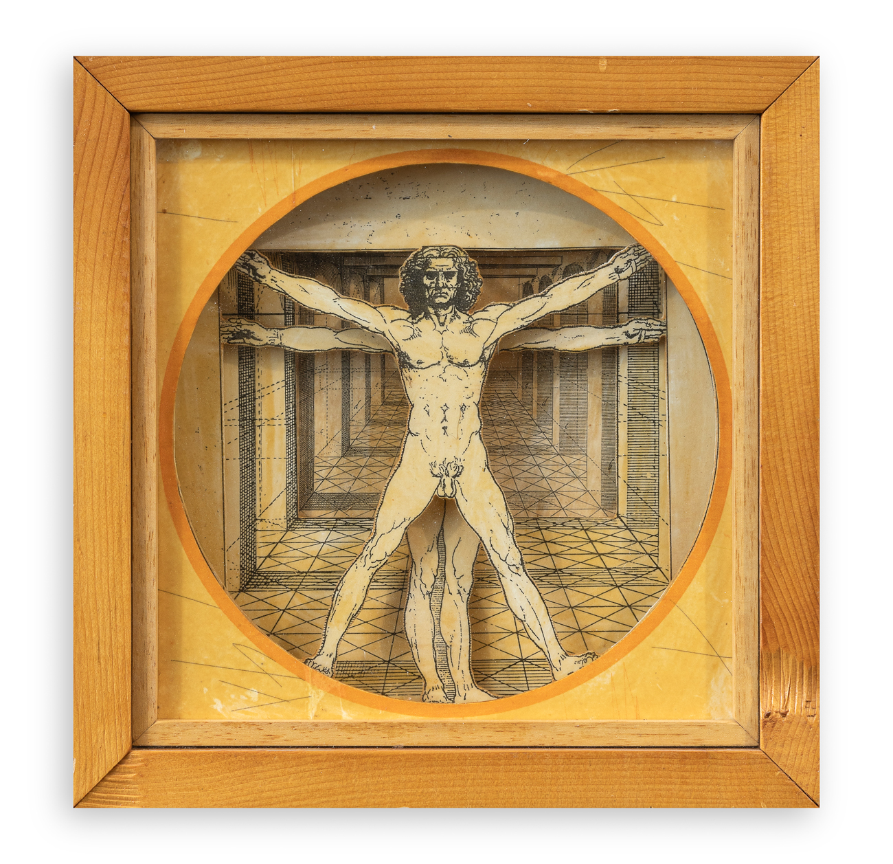 AUTORE INDECIFRATO - Teatrino prospettico, 1998