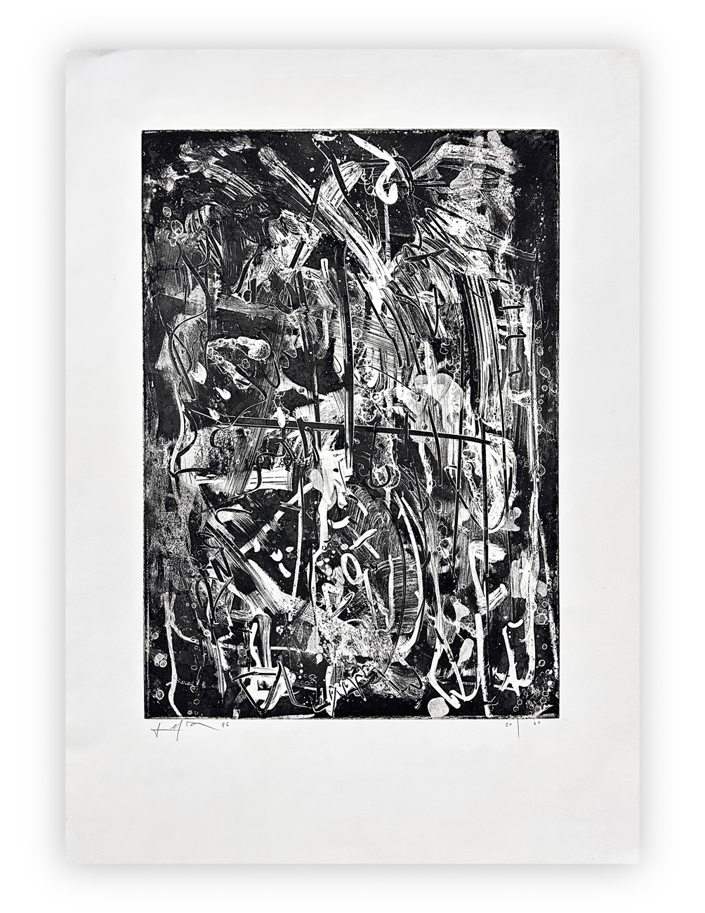 EMILIO VEDOVA (1919-2006) - Senza Titolo, 1986