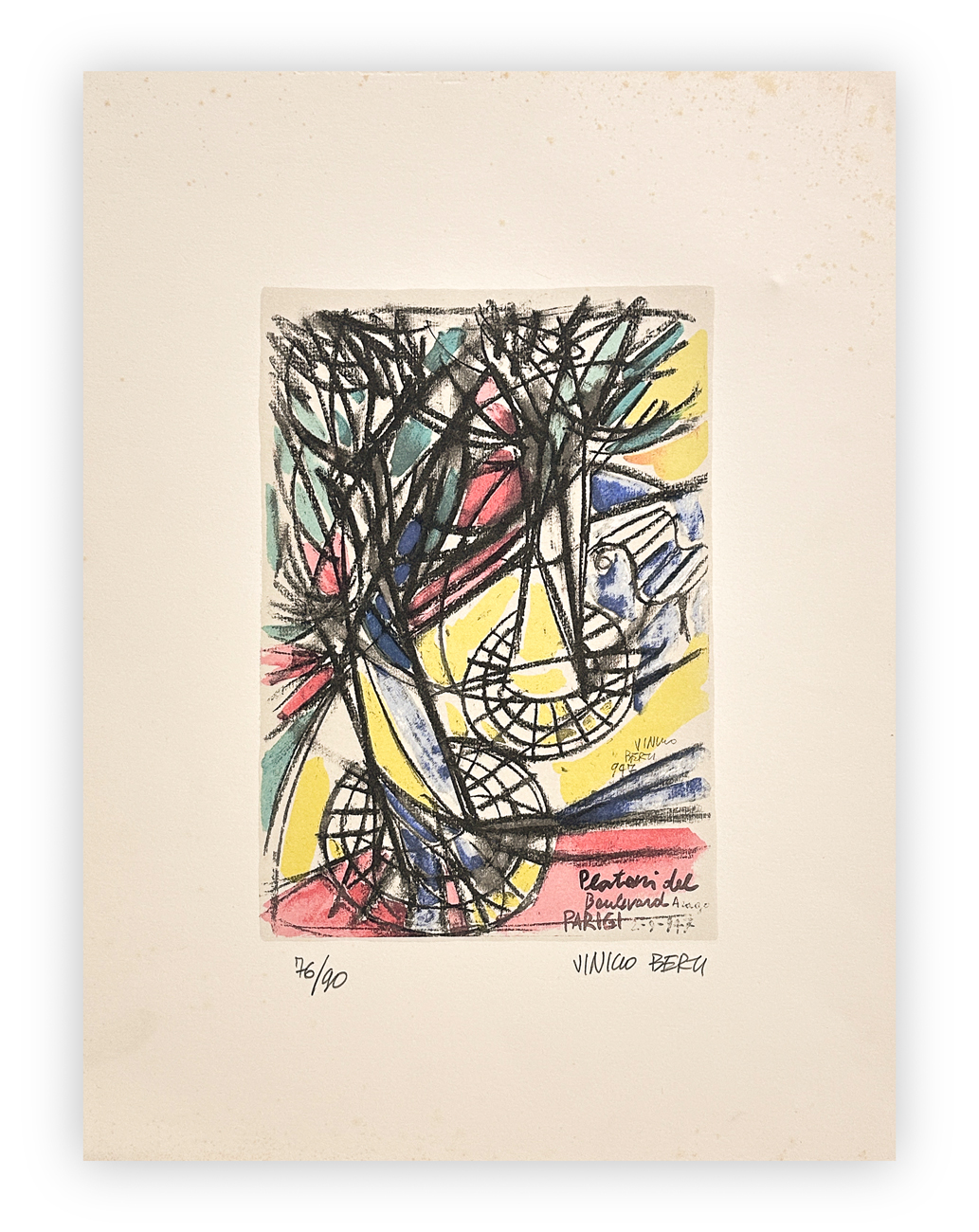 VINICIO BERTI (1921-1991) - Senza Titolo 