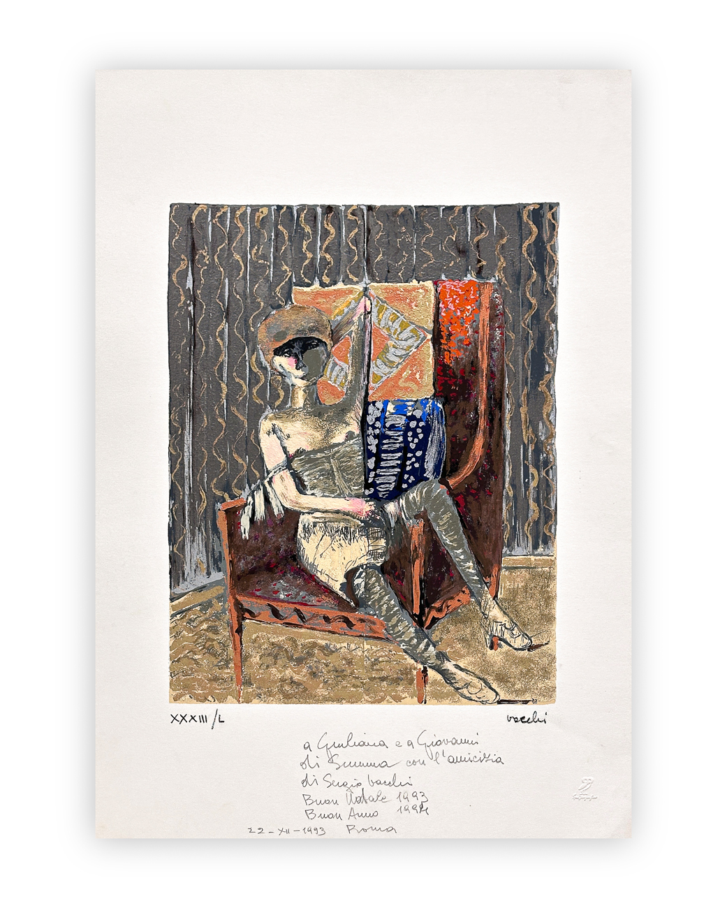SERGIO VACCHI (1925-2016) - Senza Titolo, 1993