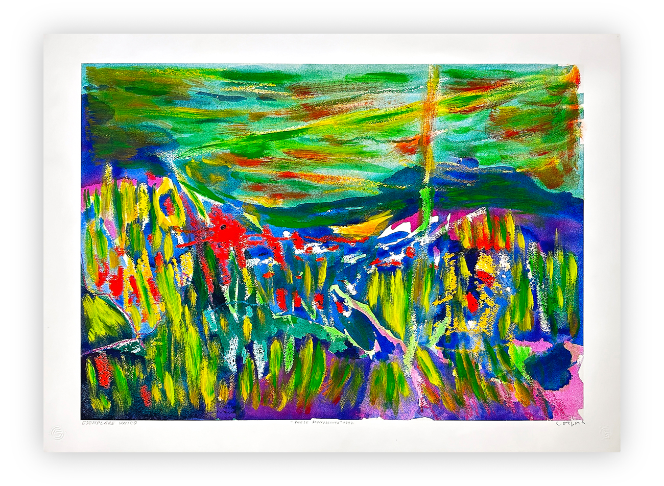 ANTONIO CORPORA (1909-2004) - Paese sconosciuto, 1997