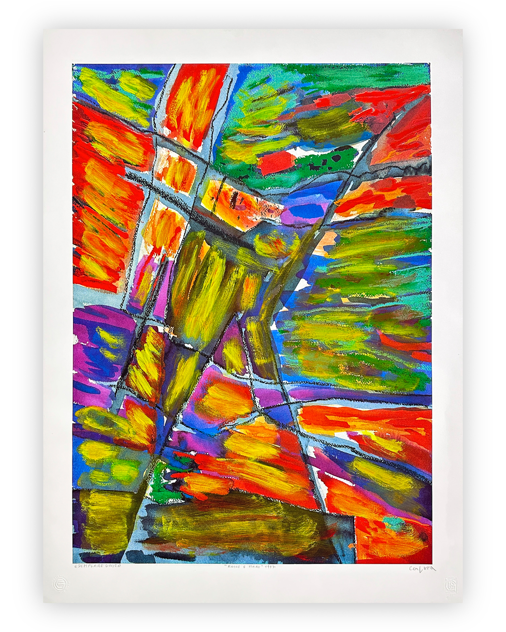 ANTONIO CORPORA (1909-2004) - Rocce e mare, 1997