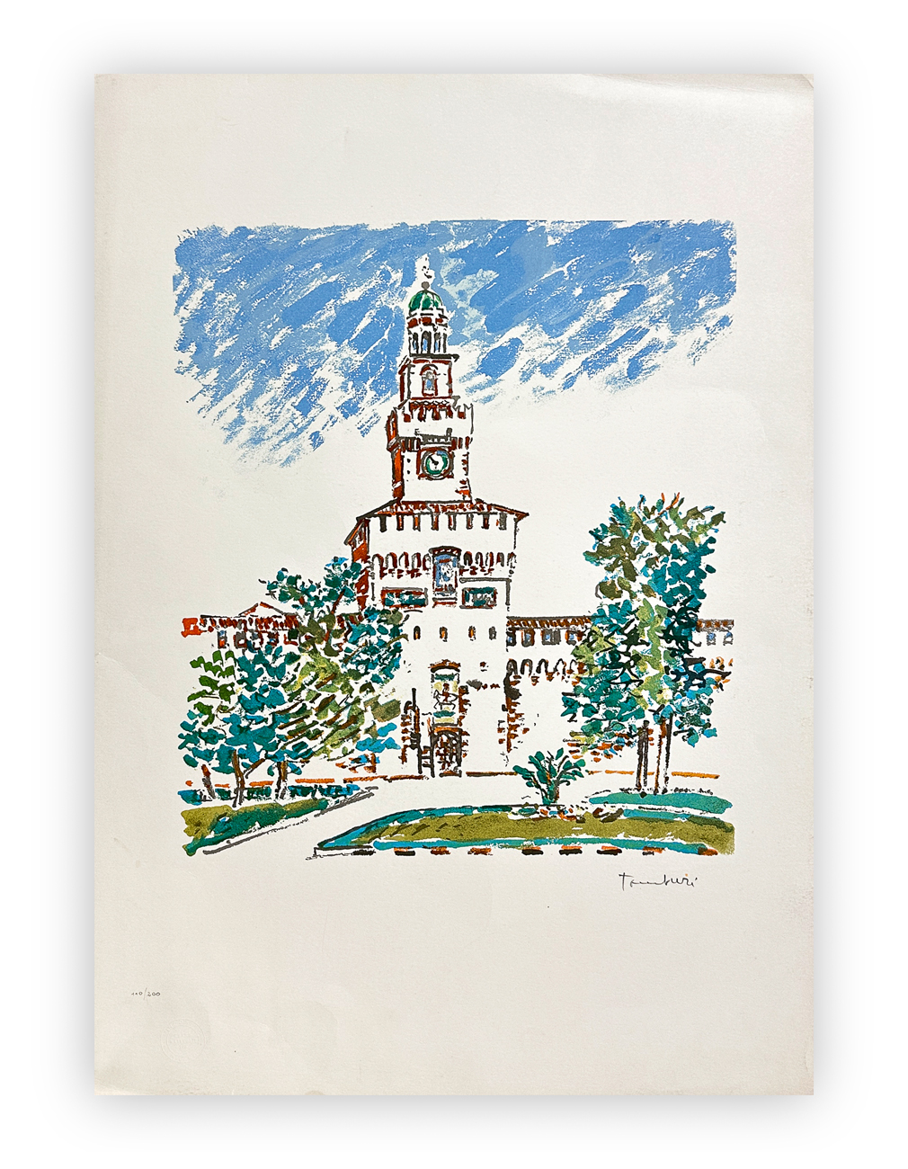 ORFEO TAMBURI (1910-1994) - Senza Titolo