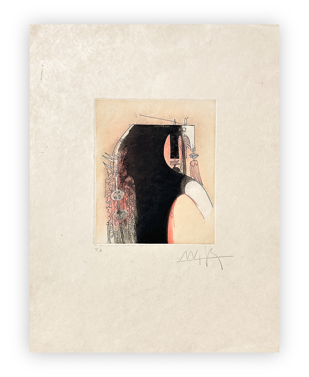 WIFREDO LAM (1902-1982) - Senza Titolo