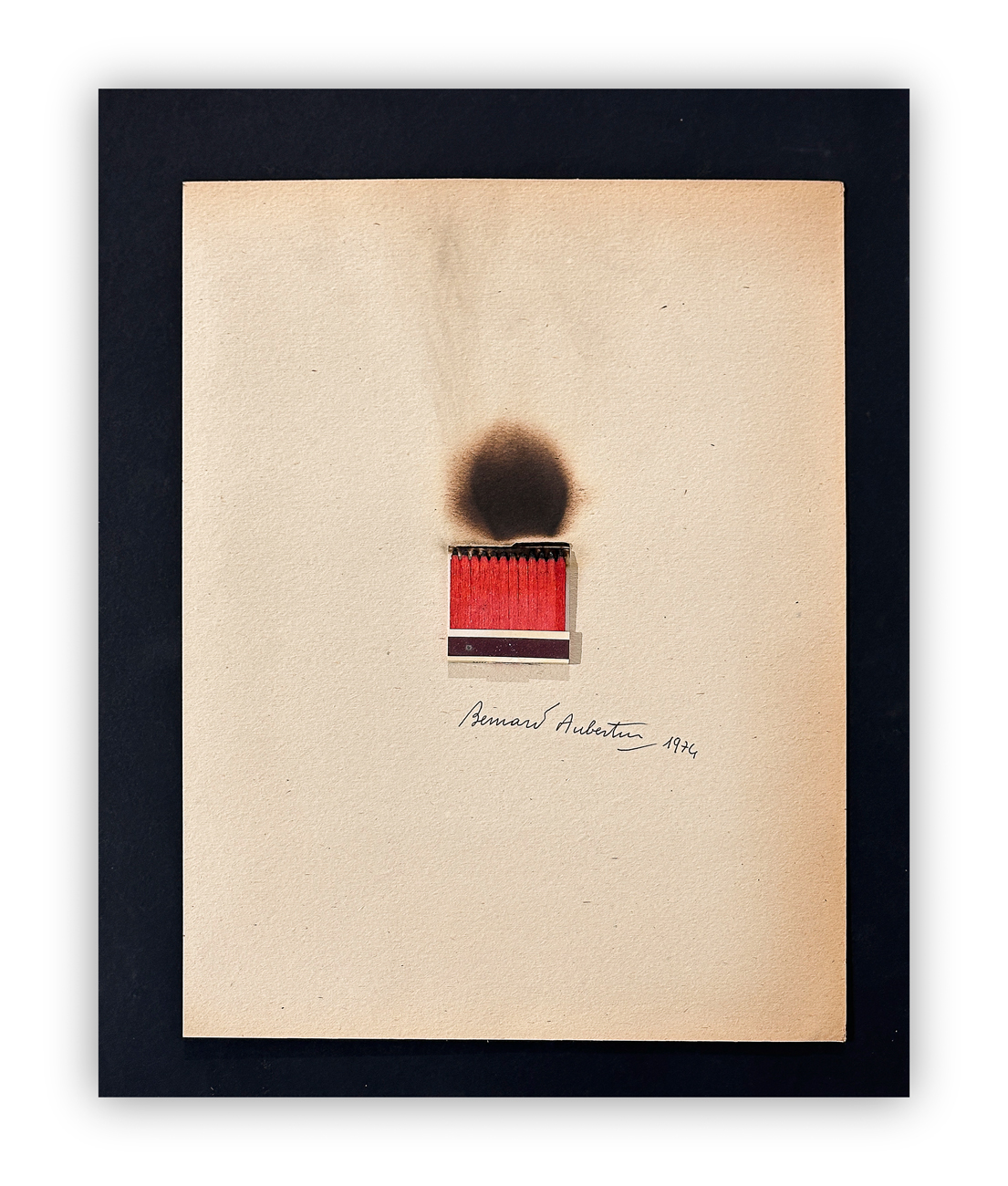 BERNARD AUBERTIN (1934-2015) - Dessin de feu, 1974
