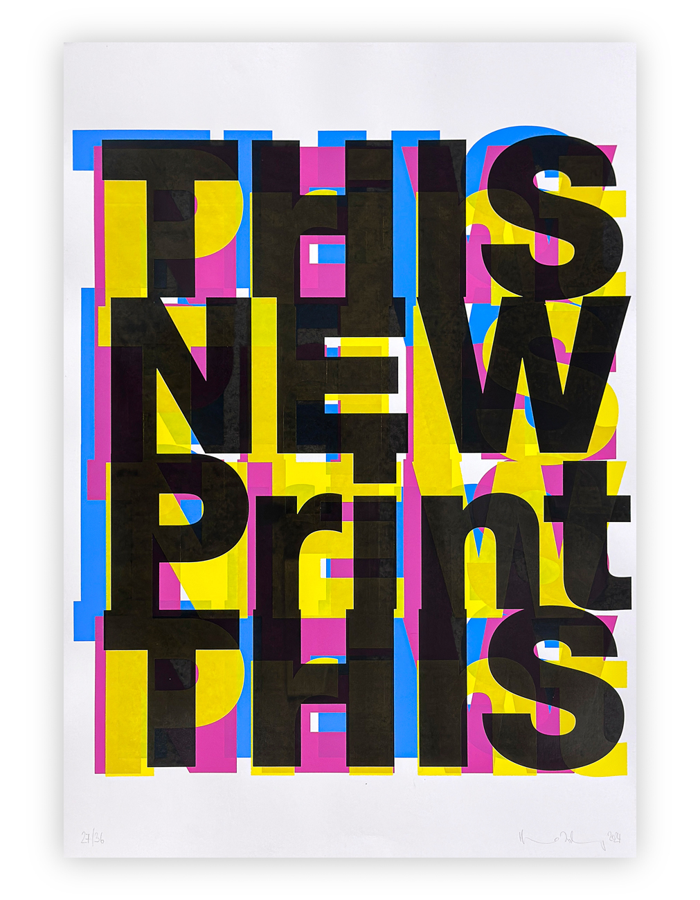 HEIMO ZOBERNIG (1958) - This new print this, 2024