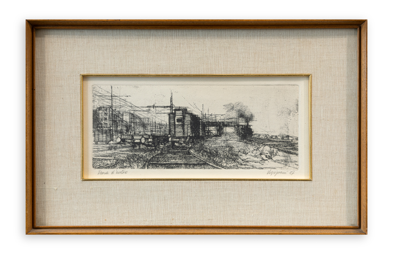 RENZO VESPIGNANI (1924-2001) - Senza Titolo, 1957