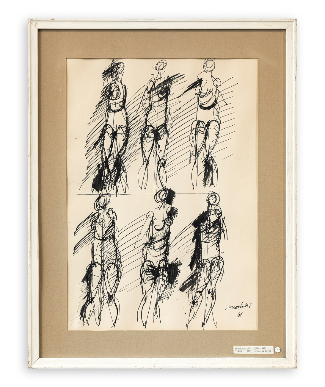 ENNIO MORLOTTI (1910-1992) - Senza Titolo (Nudi), 1961