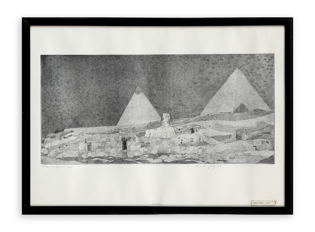 FEDERICA GALLI (1932-2009) - Un grande cielo, 1969
