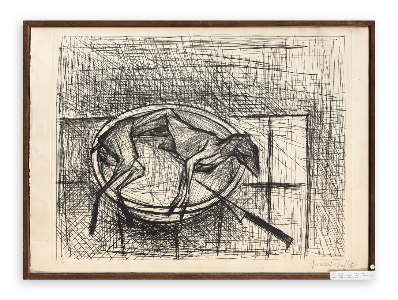 BERNARD BUFFET (1928-1999) - Le lapin écorché, 1955
