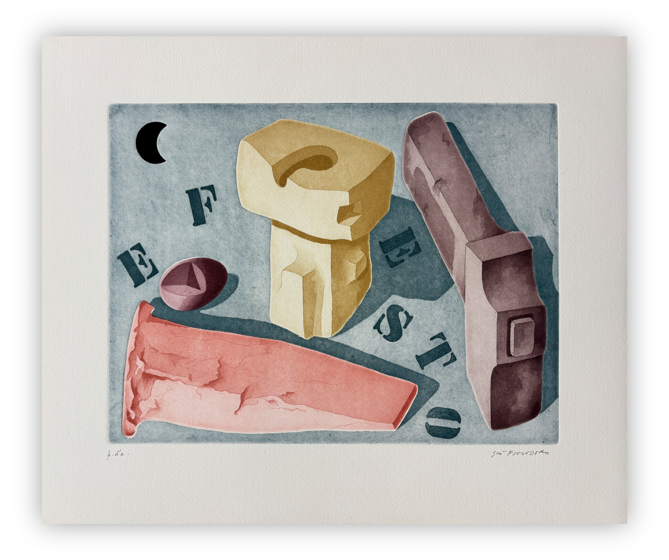 GIÒ POMODORO (1930-2002) - Efesto, 1988