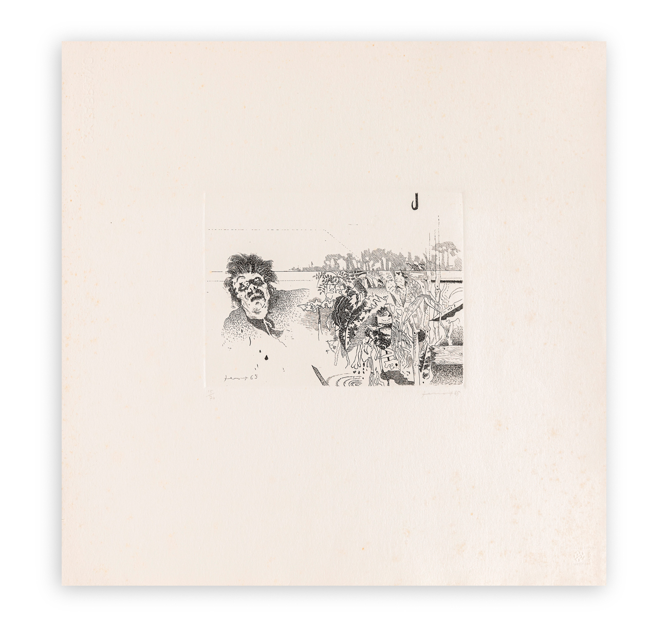 GIANFRANCO FERRONI (1927-2001) - La leggenda dell'annegato, 1965