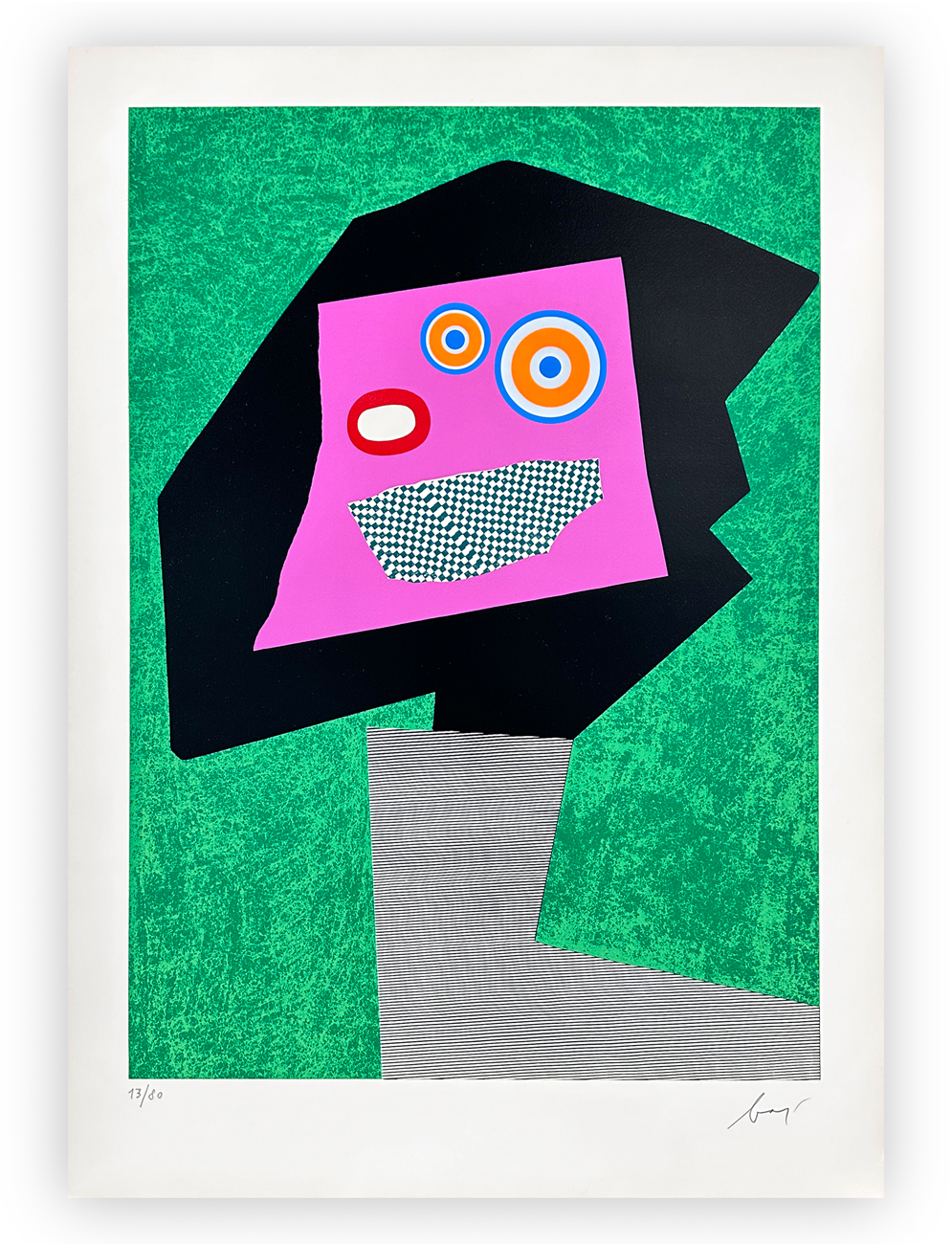 ENRICO BAJ (1927-2003) - Personaggio, 1969