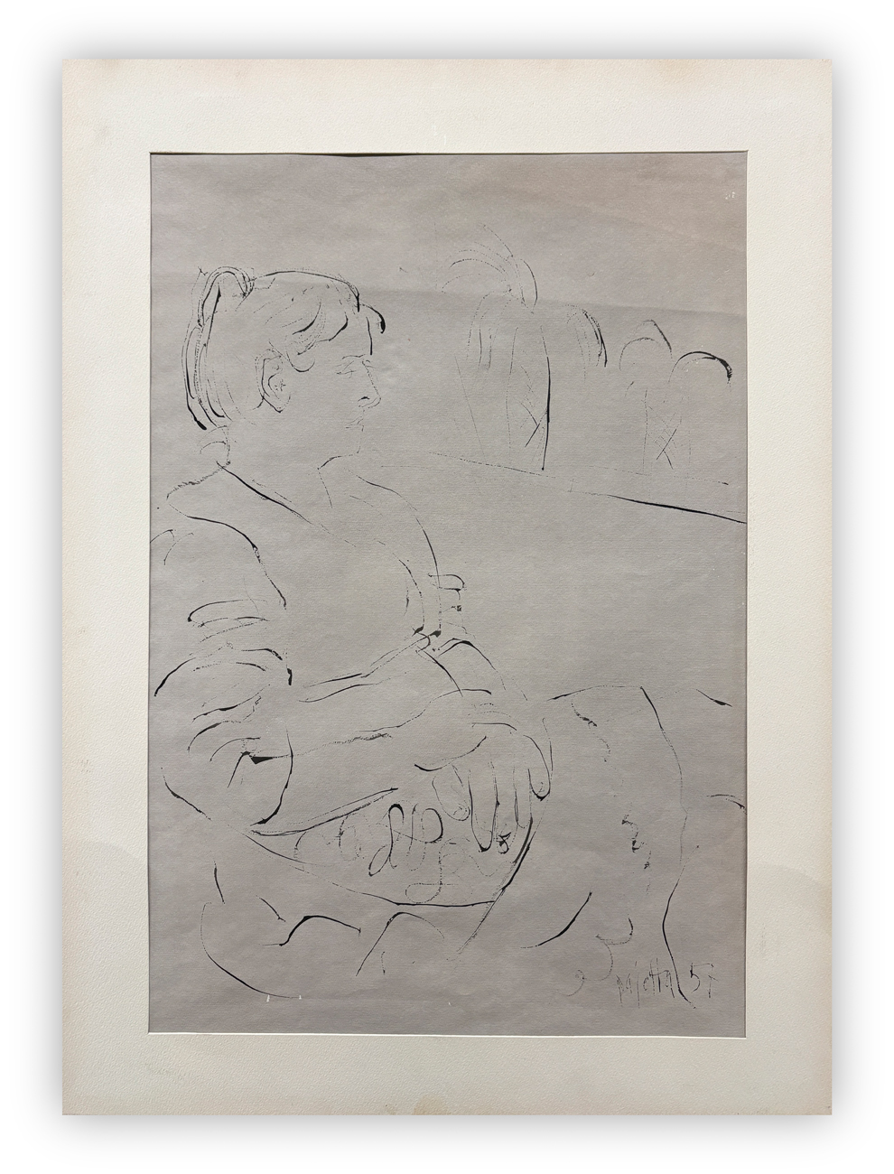 GUIDO PAJETTA (1898-1987) - Senza Titolo, 1957