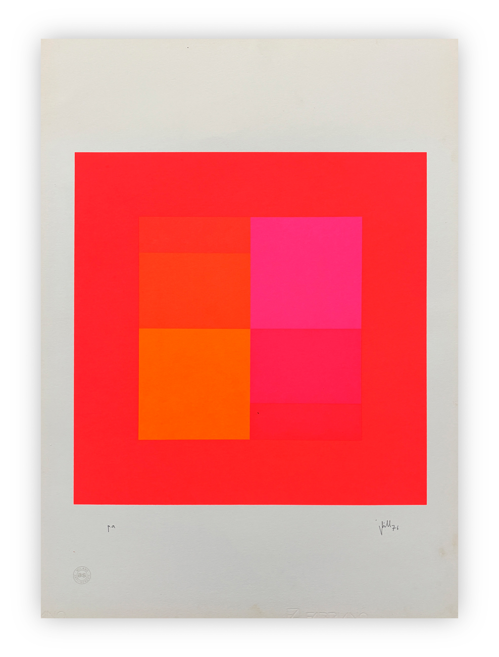 JAKOB BILL (1942) - International mappe, 1976
