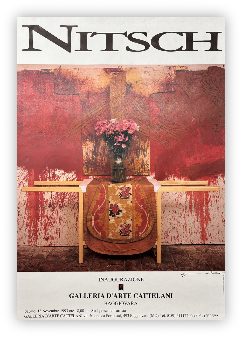 LOCANDINE AUTOGRAFATE (HERMANN NITSCH) - Hermann Nitsch, 1993