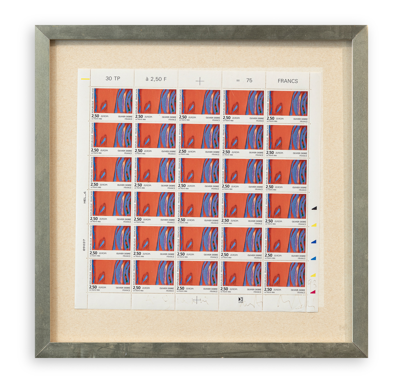 OLIVIER DEBRÉ (1920-1999) - Senza Titolo, 1993