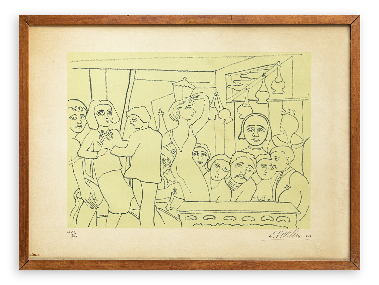 GIUSEPPE VIVIANI (1898-1965) - Tabarin, 1964