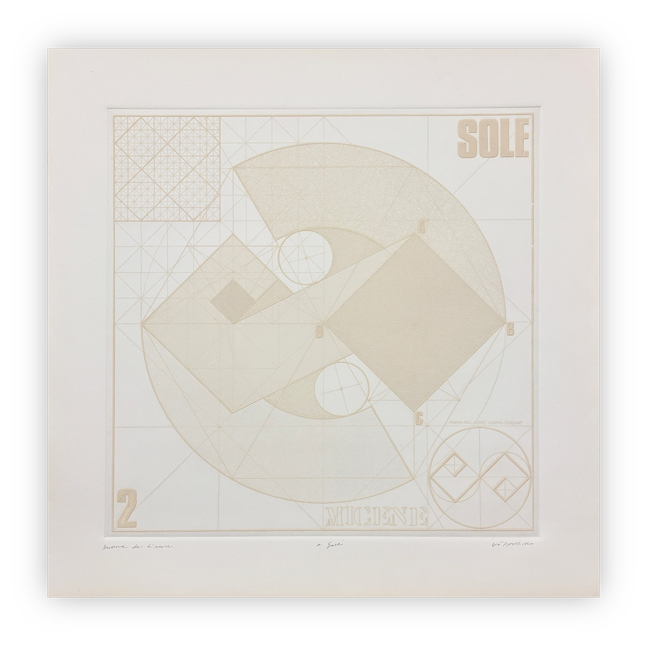 GIÒ POMODORO (1930-2002) - Senza Titolo