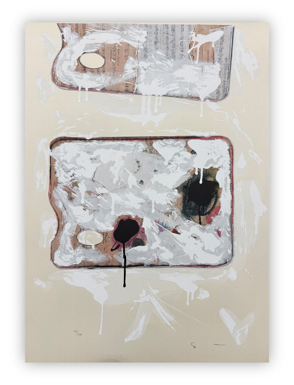 MARIO SCHIFANO (1934-1998) - Senza Titolo