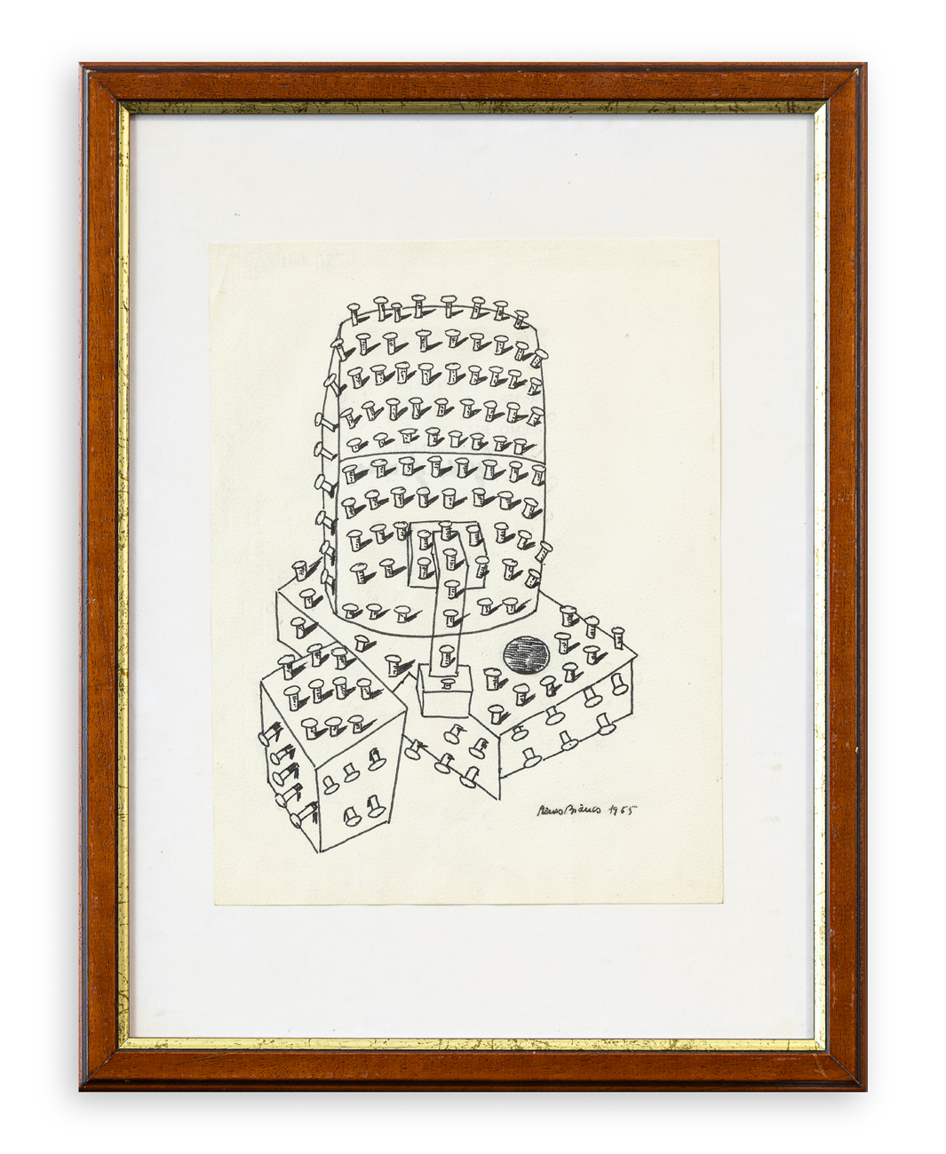 REMO BIANCO (1922-1988) - Senza Titolo, 1965