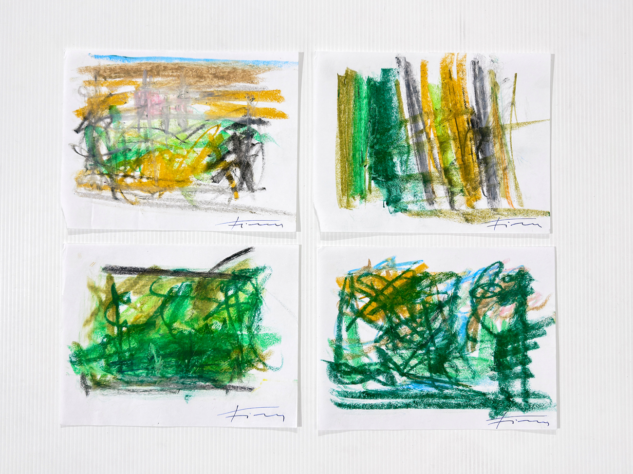 JAMES FIERAMOSCA (1949) - Lotto unico di 4 opere: