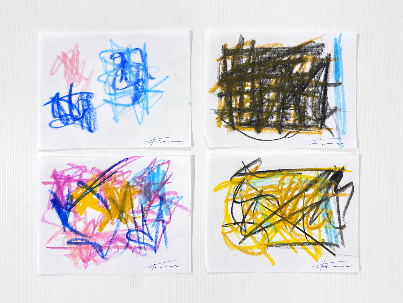 JAMES FIERAMOSCA (1949) - Lotto unico di 4 opere: