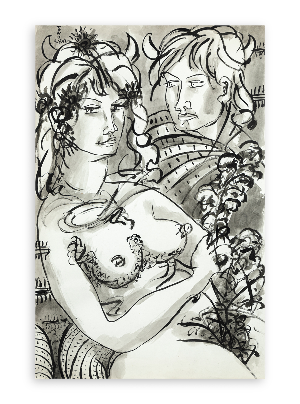 TONO ZANCANARO (1906-1985) - Brunalba bellezza mediterranea, 1967