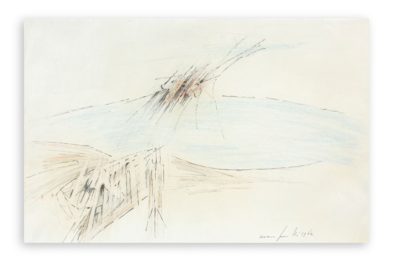 CESARE PEVERELLI (1922-2000) - Senza Titolo, 1962