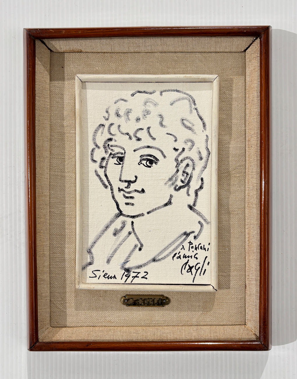 CORRADO CAGLI (1910-1976) - Siena, 1972
