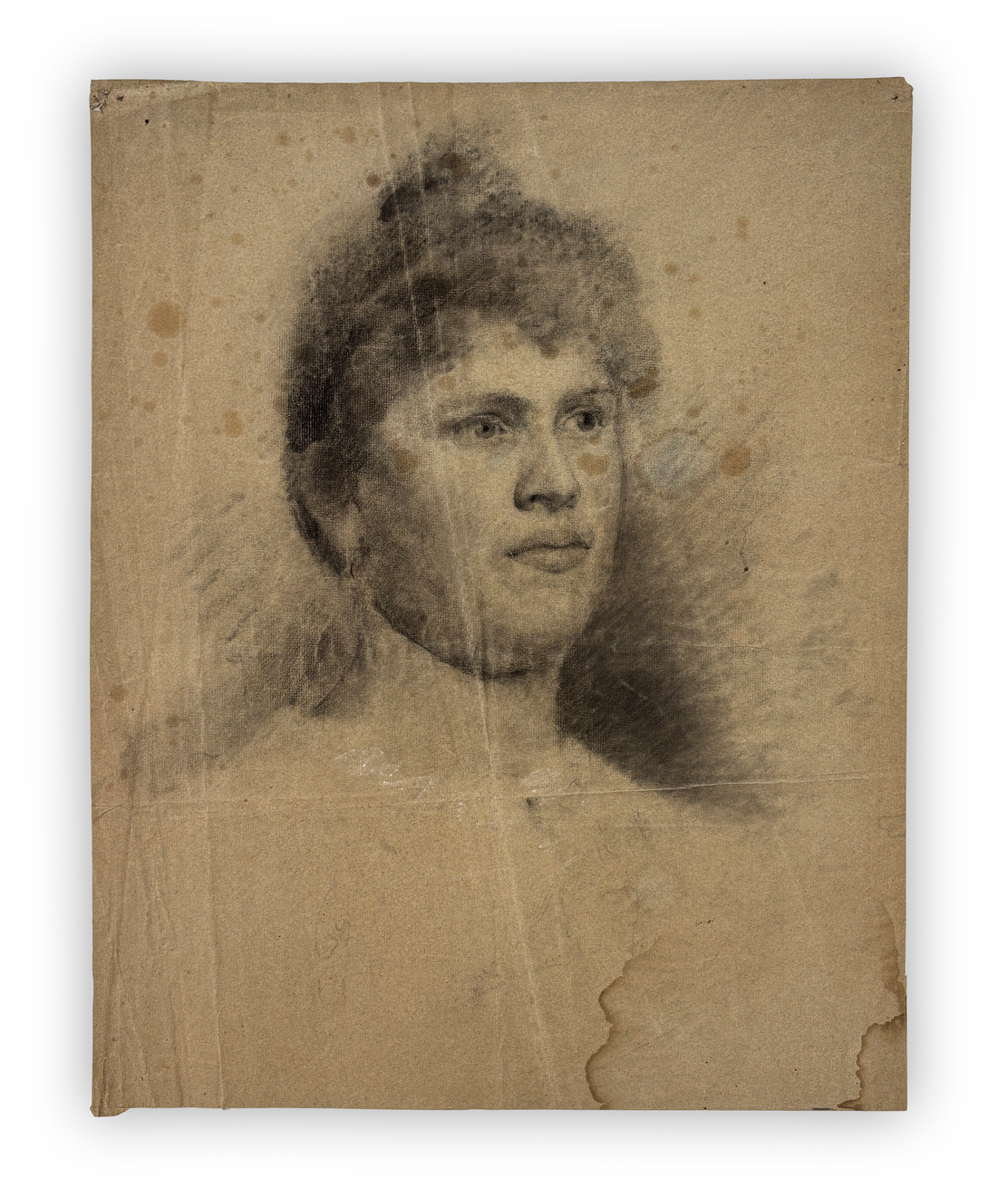 GIOVANNI GUARLOTTI (1869-1954) - Ritratto di signora