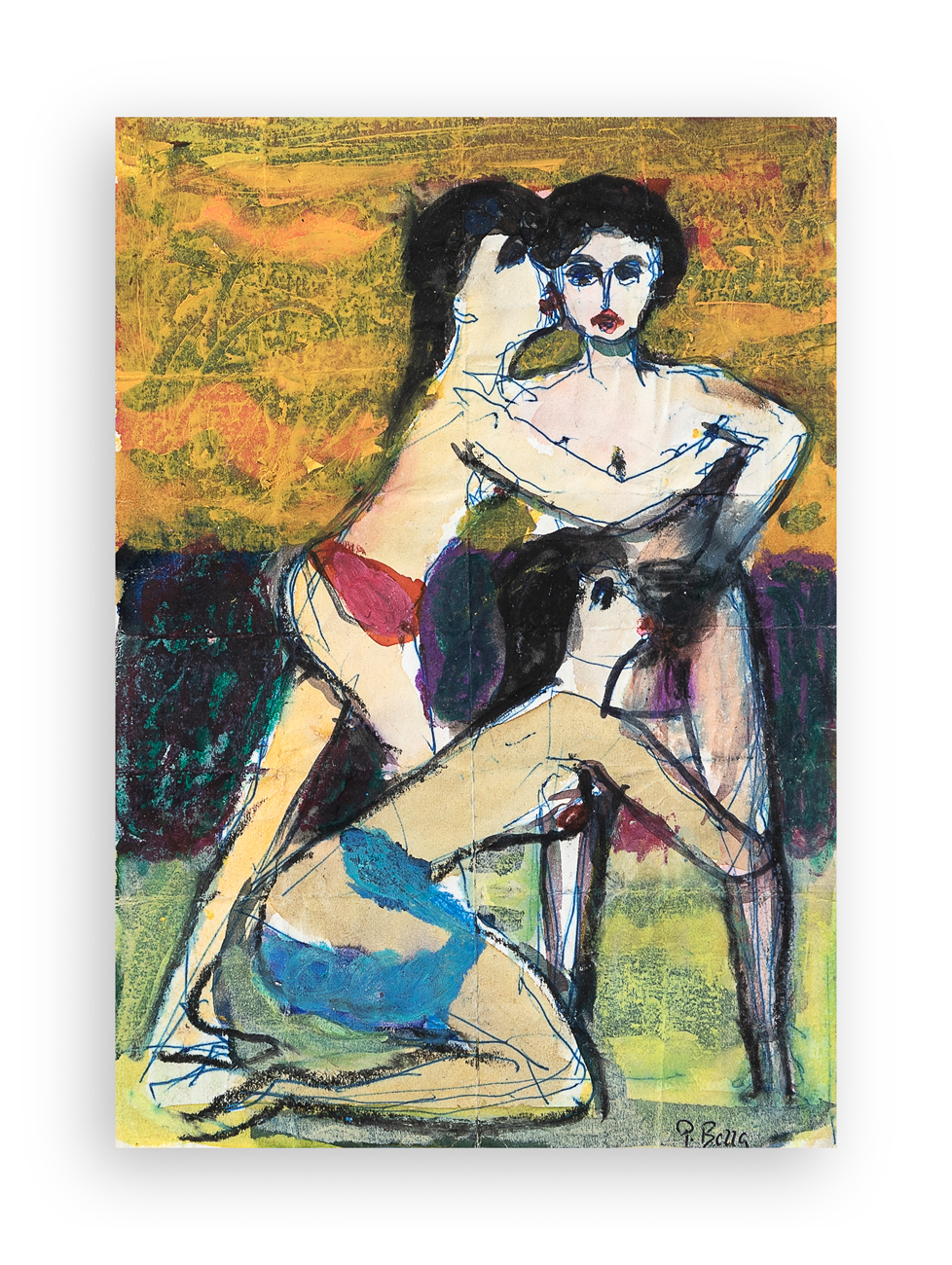 POMPEO BORRA (1898-1973) - Senza Titolo, 1962