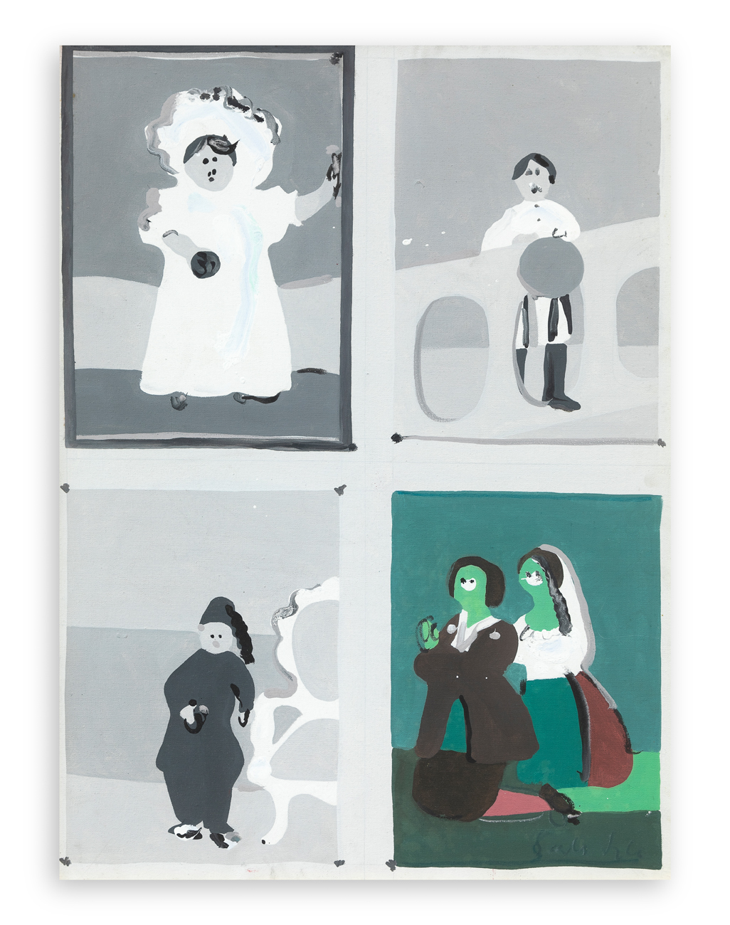 ANTONIO SABATELLI (1922-2002) - Senza Titolo, anni '70