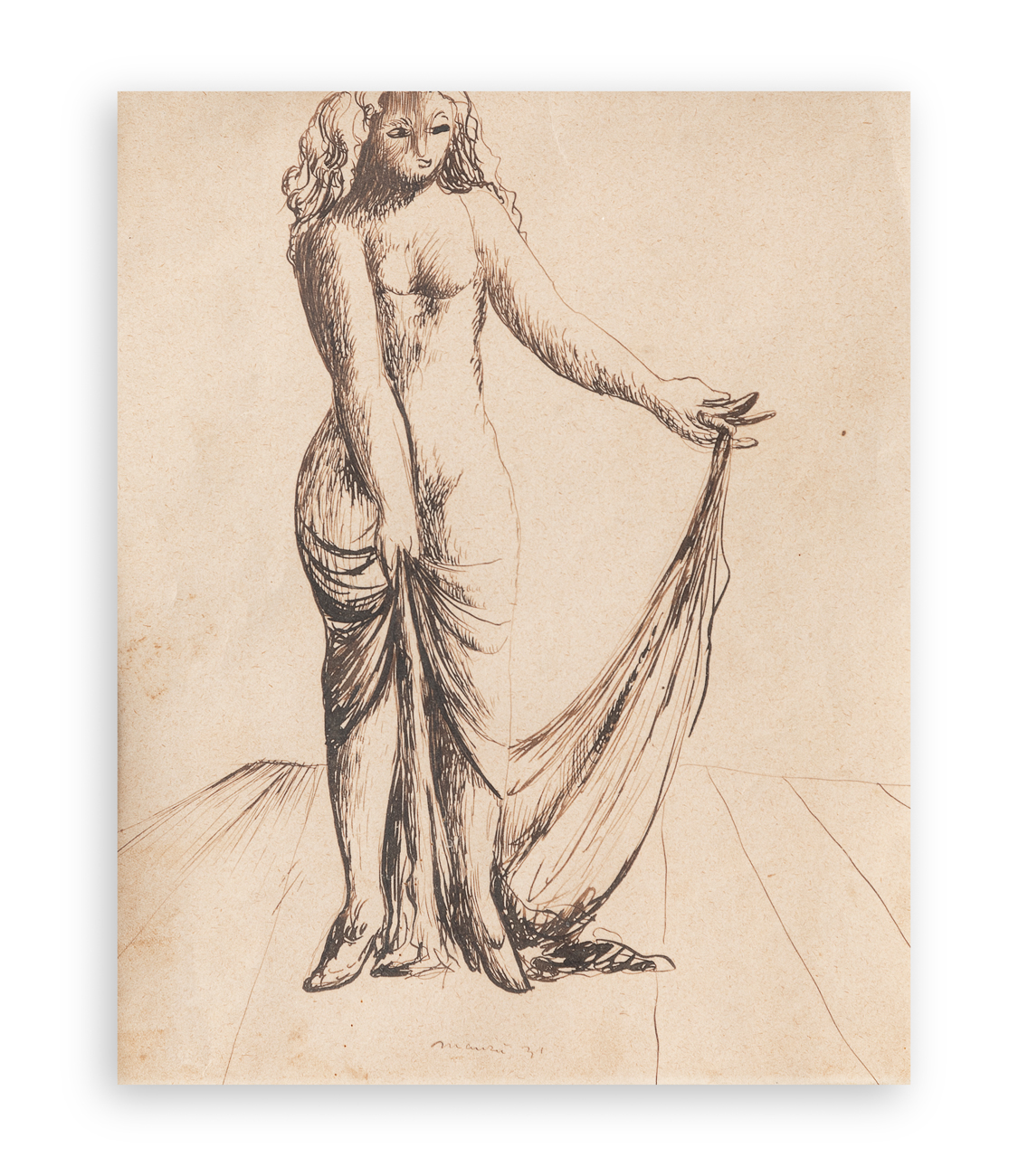 GIACOMO MANZÙ (1908-1991) - L'attrice, 1931