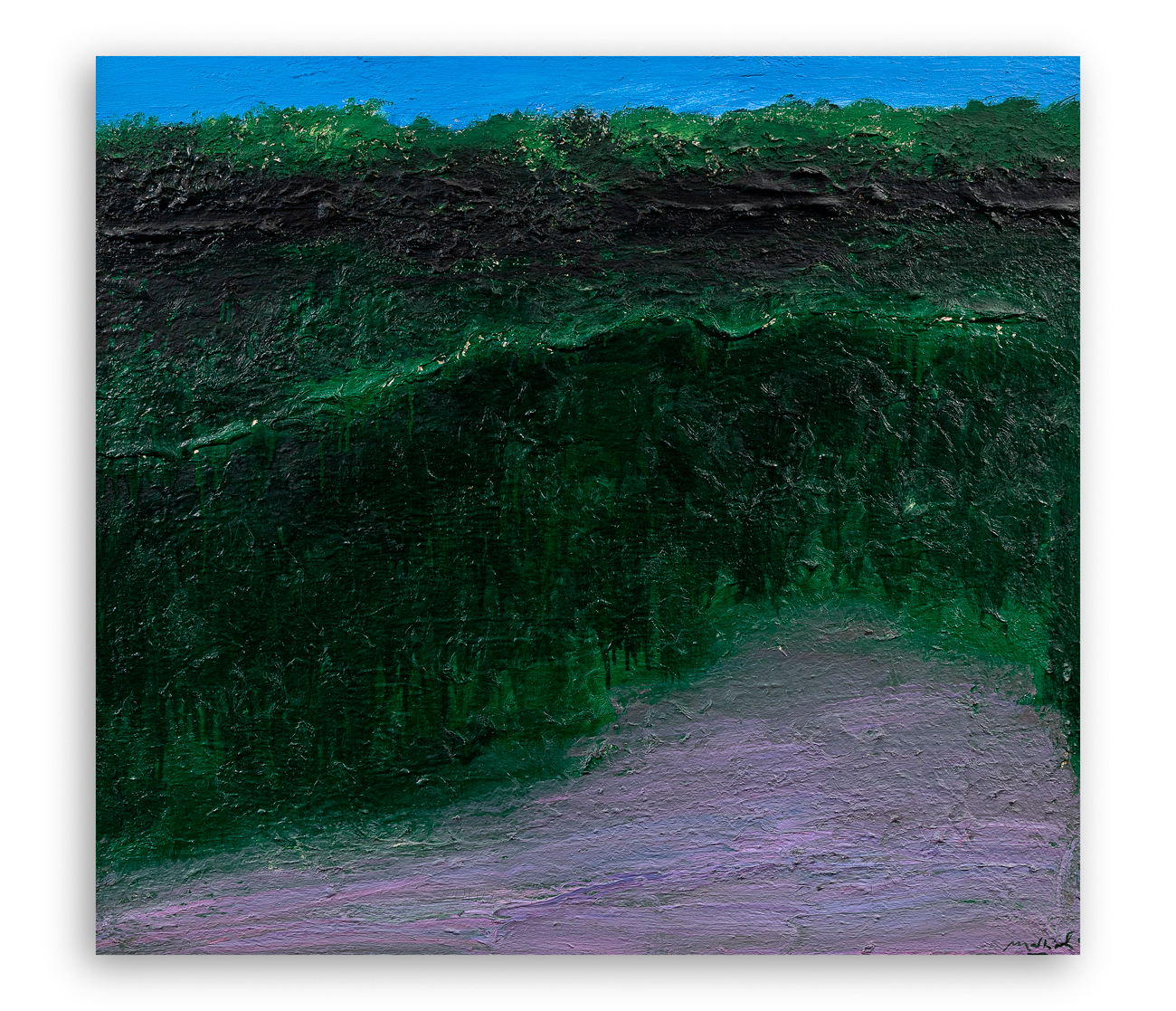 CARLO MATTIOLI (1911-1994) - Paesaggio (Paesaggio di sera), 1983