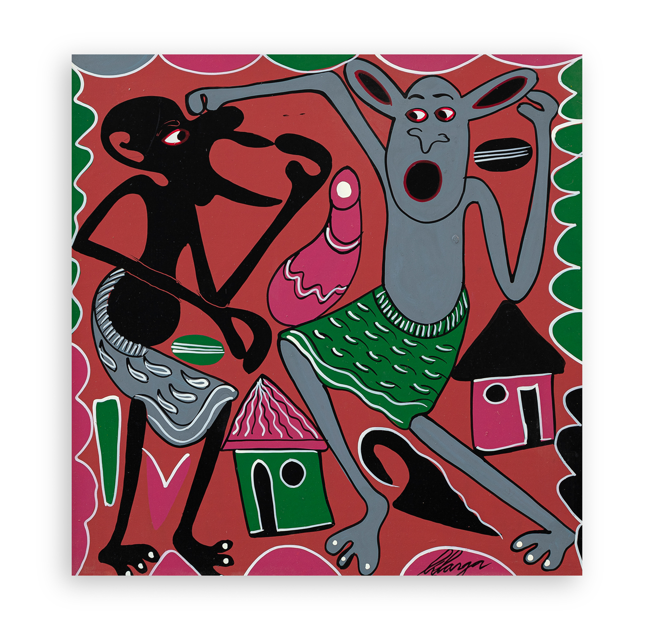 GEORGE LILANGA (1934-2005) - Senza Titolo, 1998