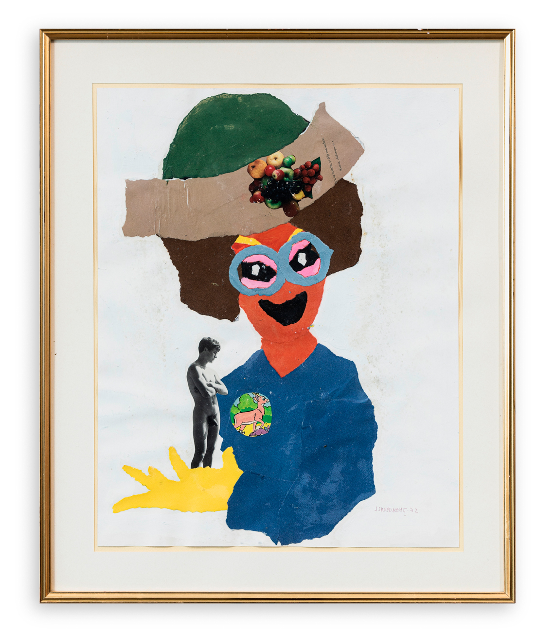 JEAN-JOSEPH SANFOURCHE (1929-2010) - Senza Titolo (Figura), 1972 circa