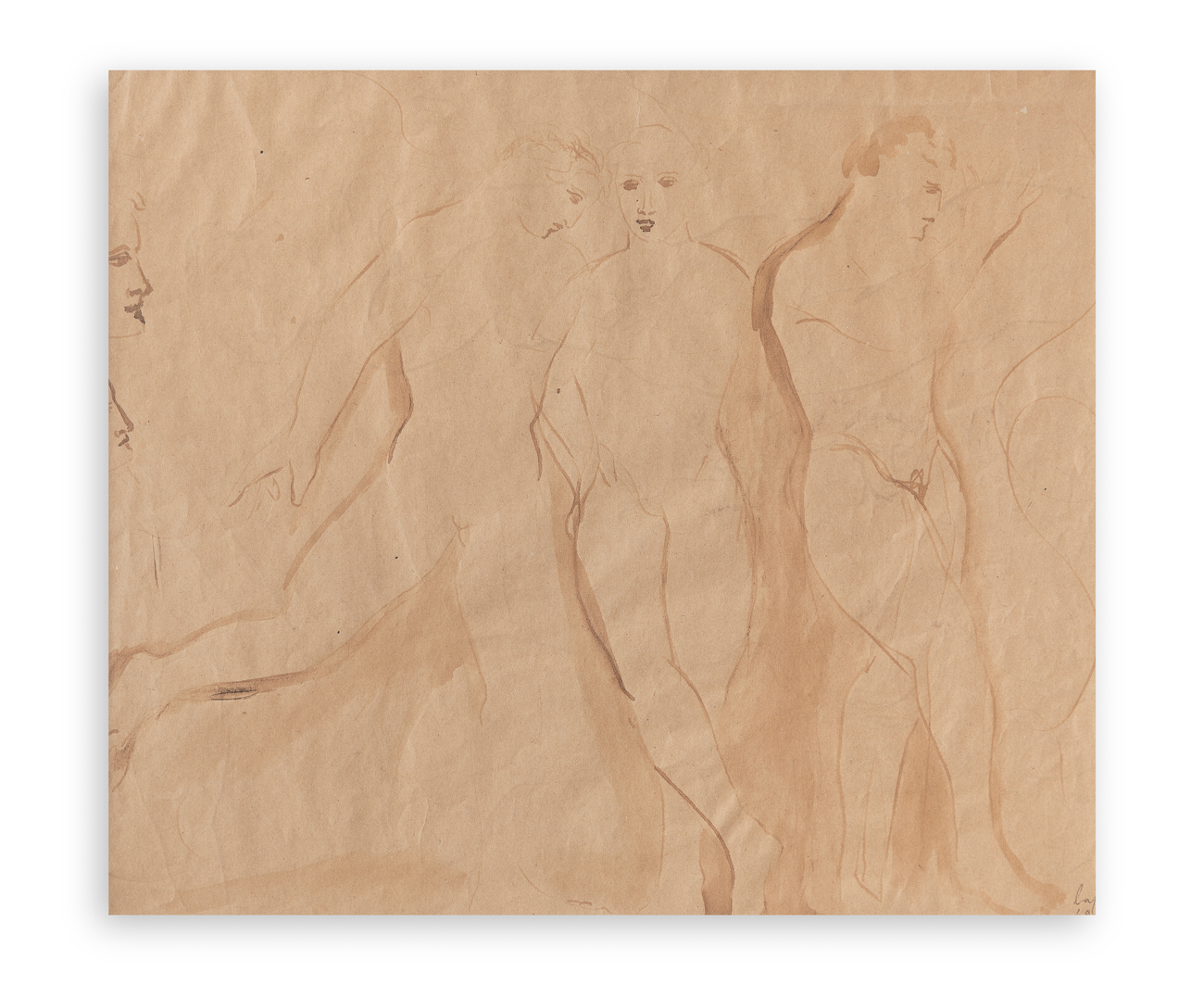 ENRICO BAJ (1924-2003) - Senza Titolo, 1949
