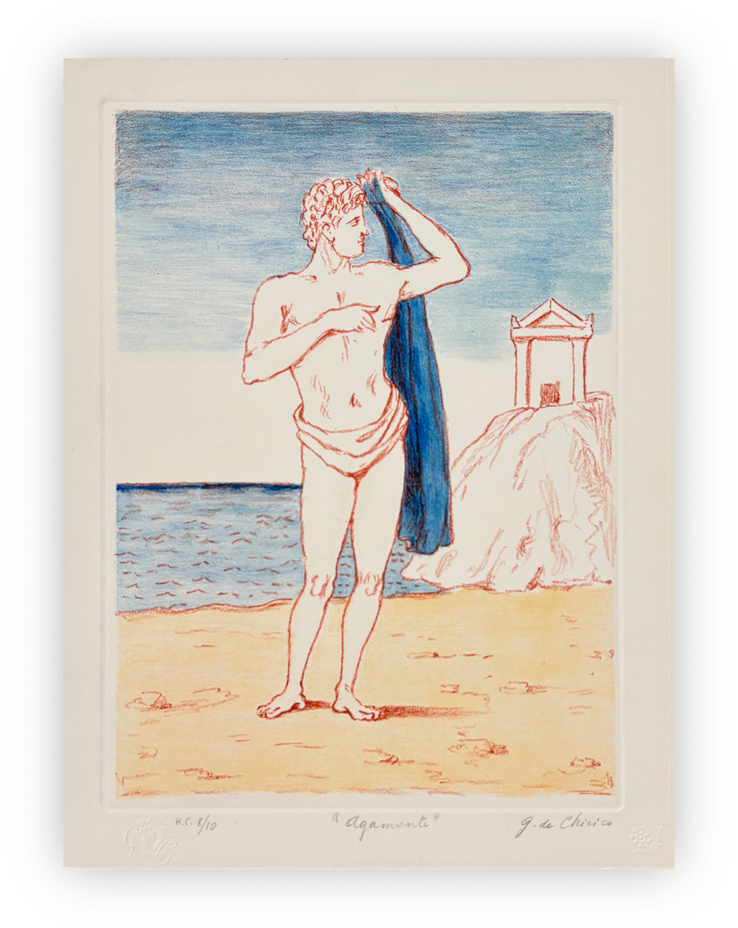 GIORGIO DE CHIRICO (1888-1978) - Agamonte, 1974