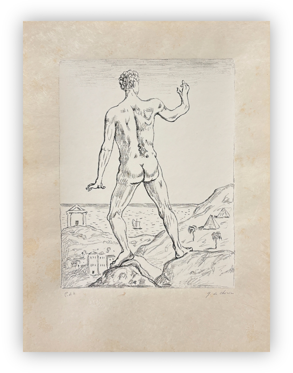 GIORGIO DE CHIRICO (1888-1978) - Hercole, 1973