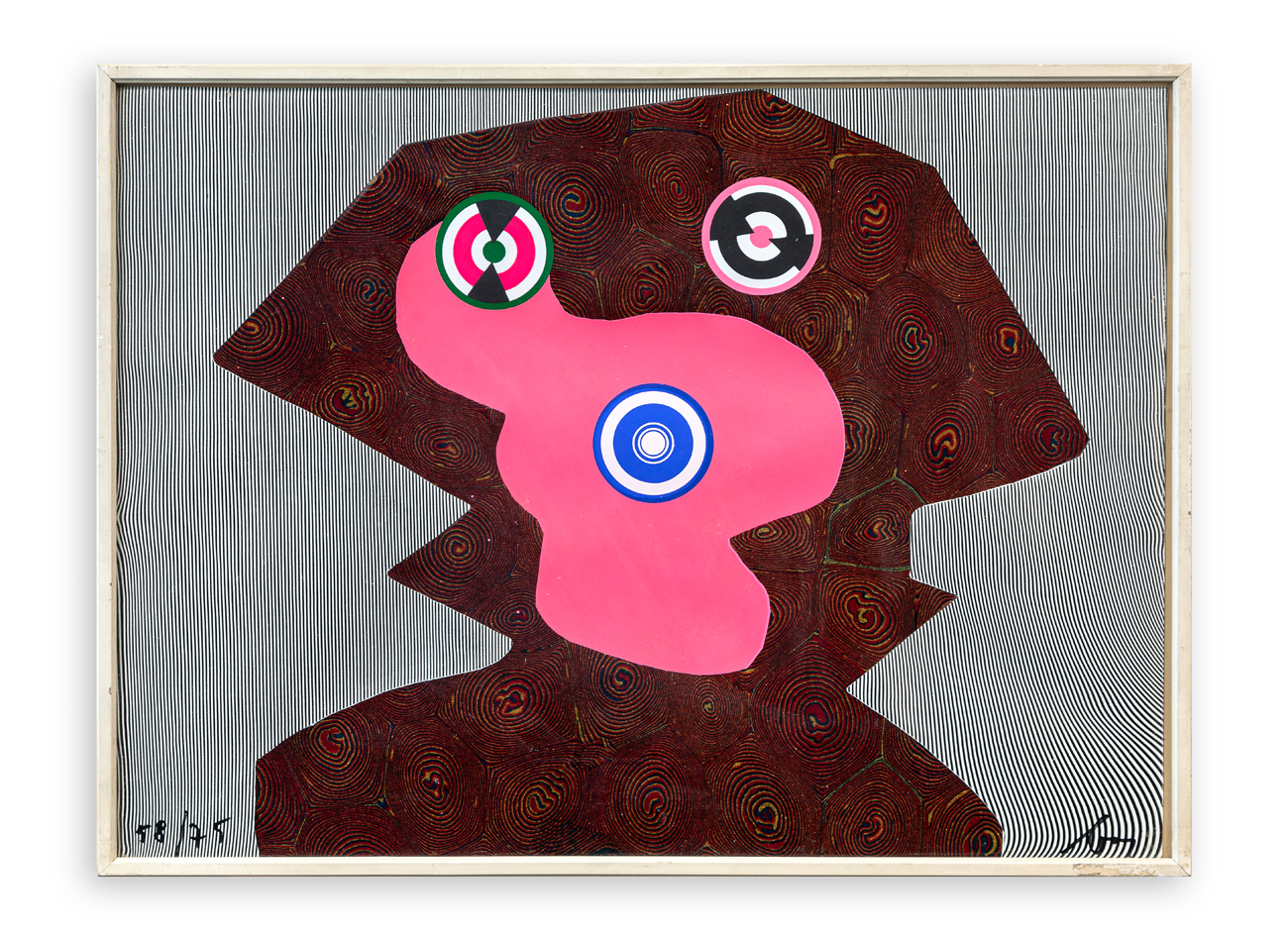 ENRICO BAJ (1924-2003) - Celibatario, 1969