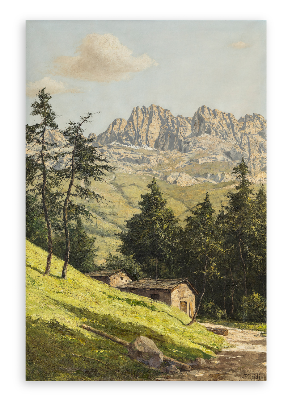 PIETRO LEIDI (1892-1976) - Valle di Volano (Tredenus). Cimbergo Camonica