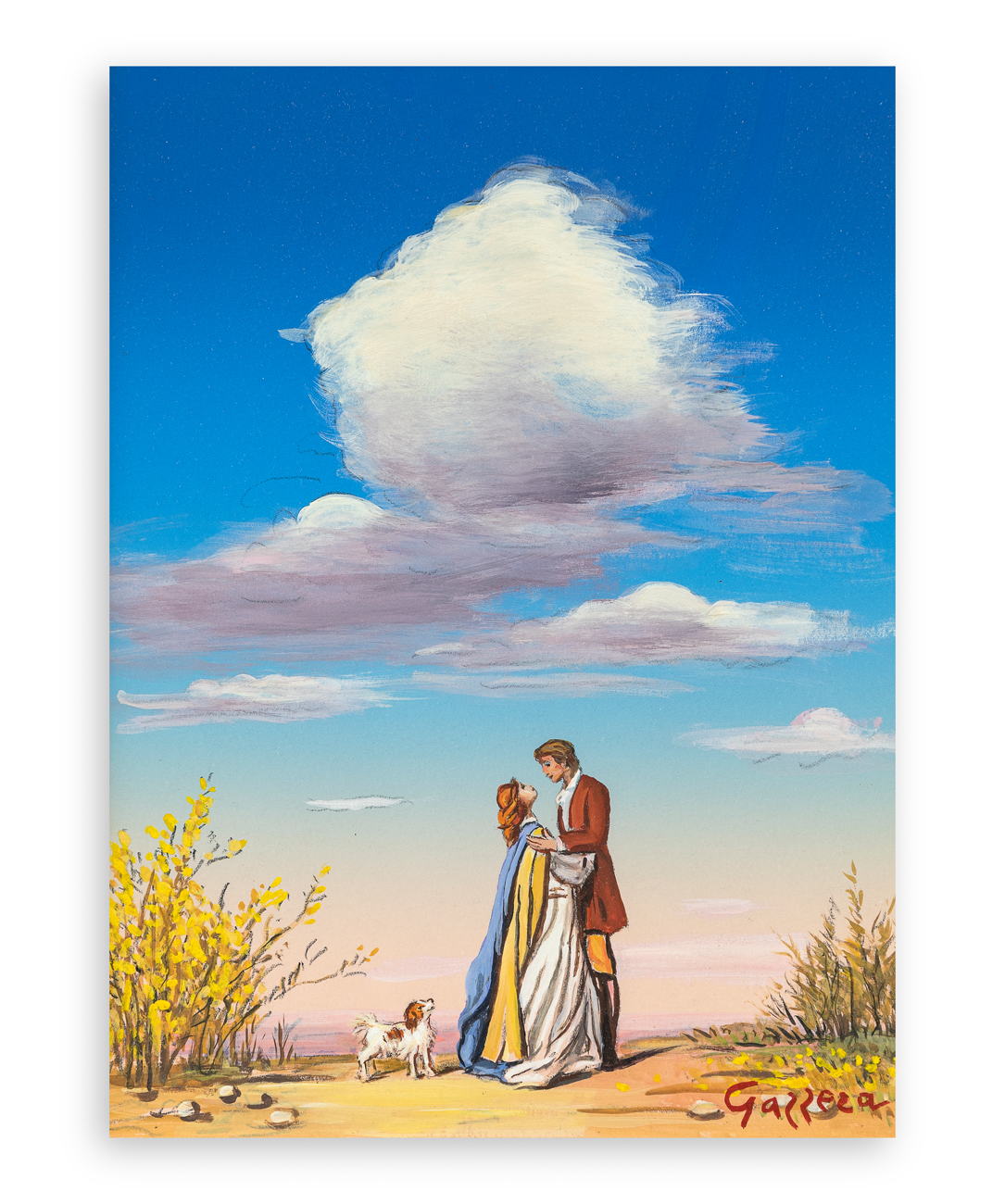 ROMANO GAZZERA (1906-1985)  - Incontro sotto la nuvola, 1982