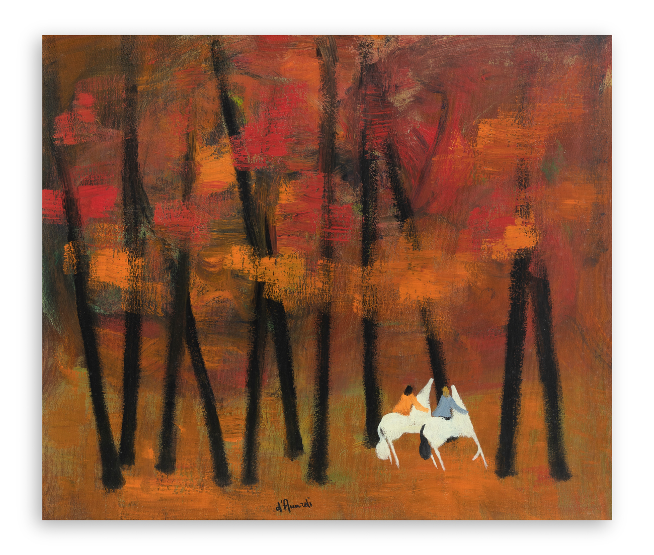 GIAN RODOLFO D'ACCARDI (1906-1993) - Senza Titolo (Cavallini)