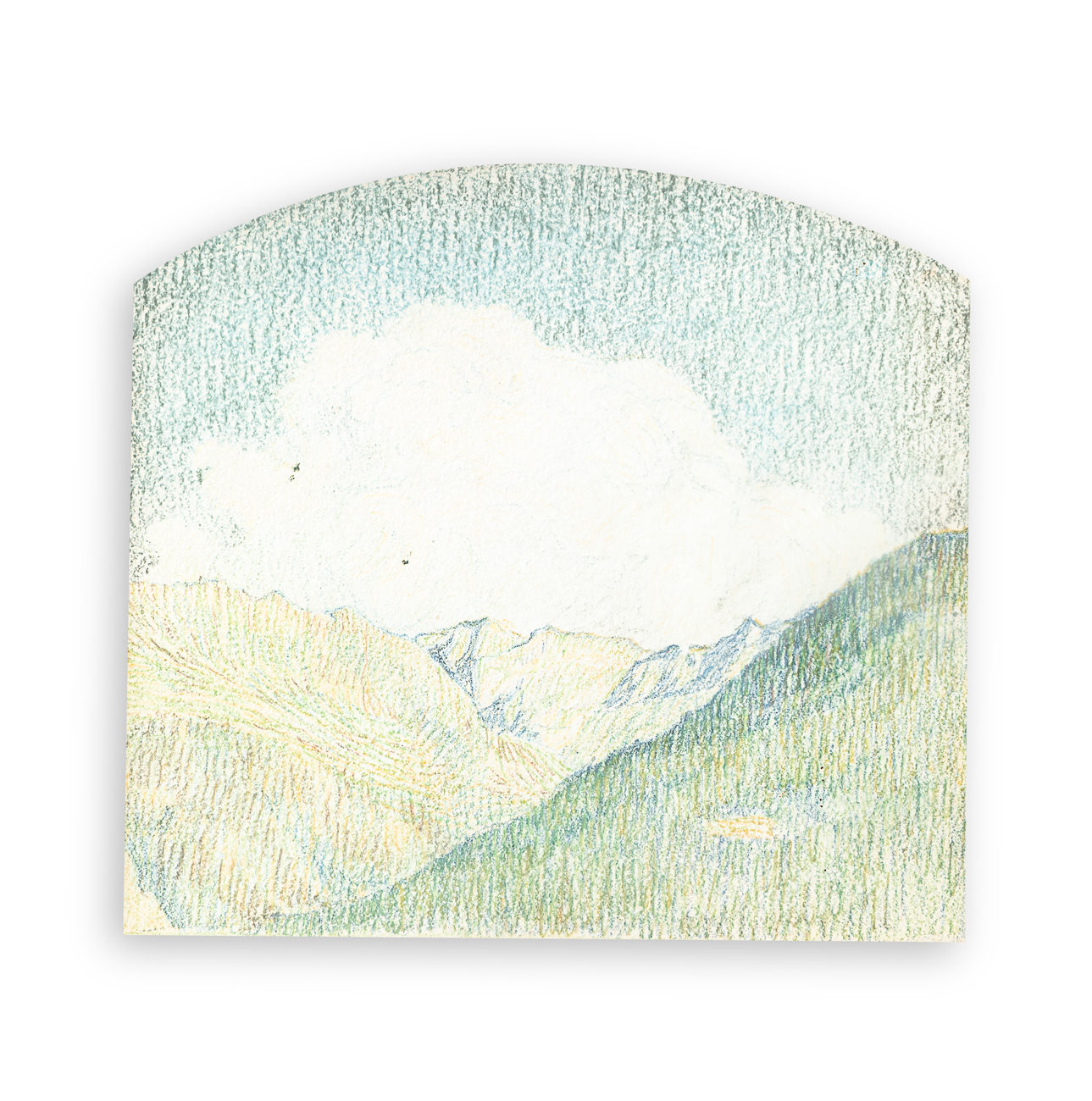 CARLO PRADA (1884-1960) - Senza Titolo (Paesaggio divisionista)