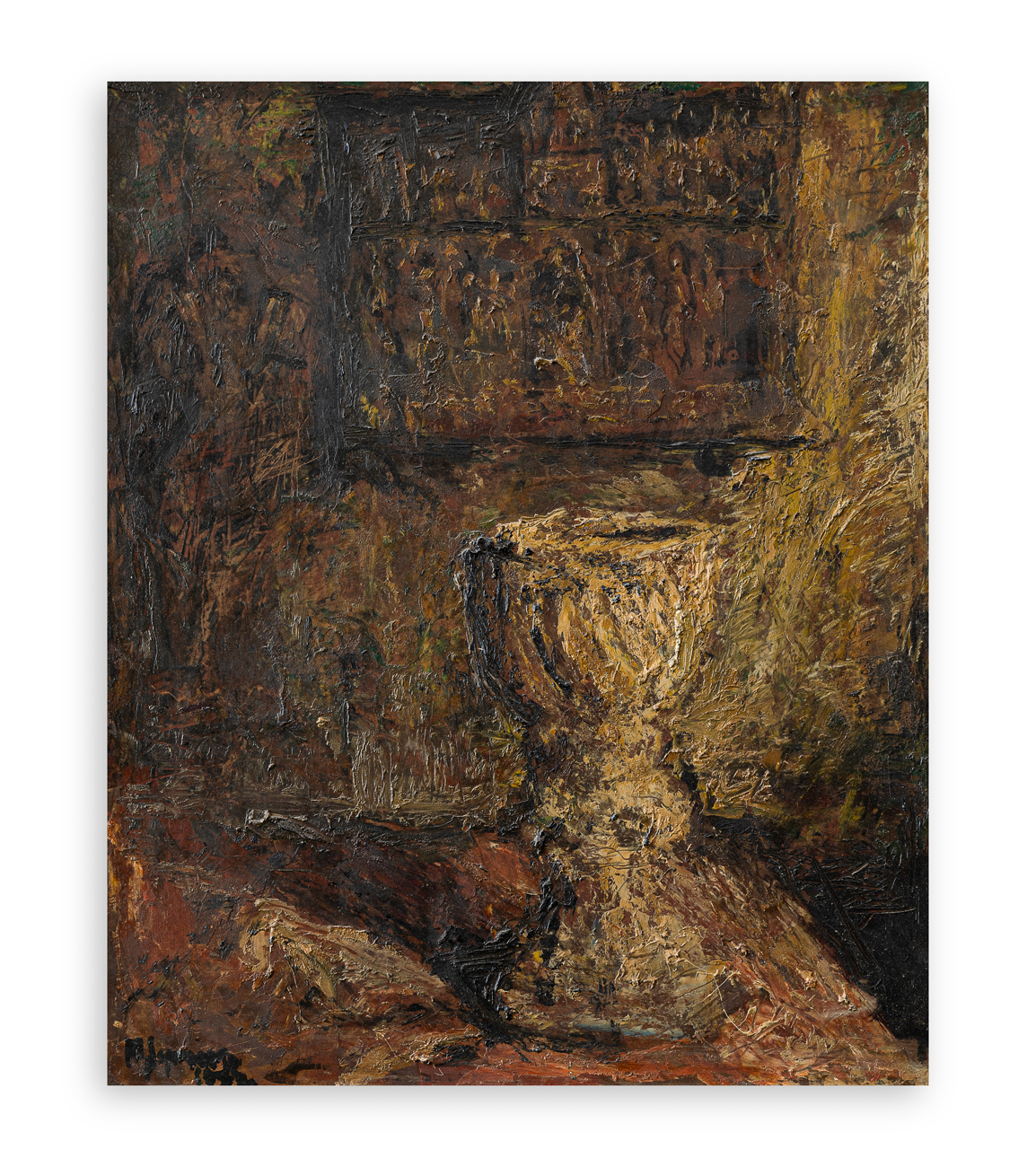 MARINO SOPRACASA (1897-1982) - Chiesa di S. Antonio Abate di S. Daniele del Friuli. Fonte battesimale